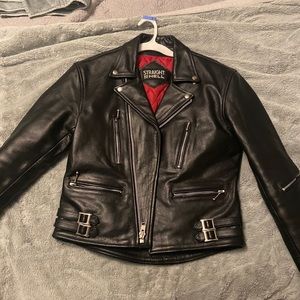 Straight to Hell men’s leather jacket